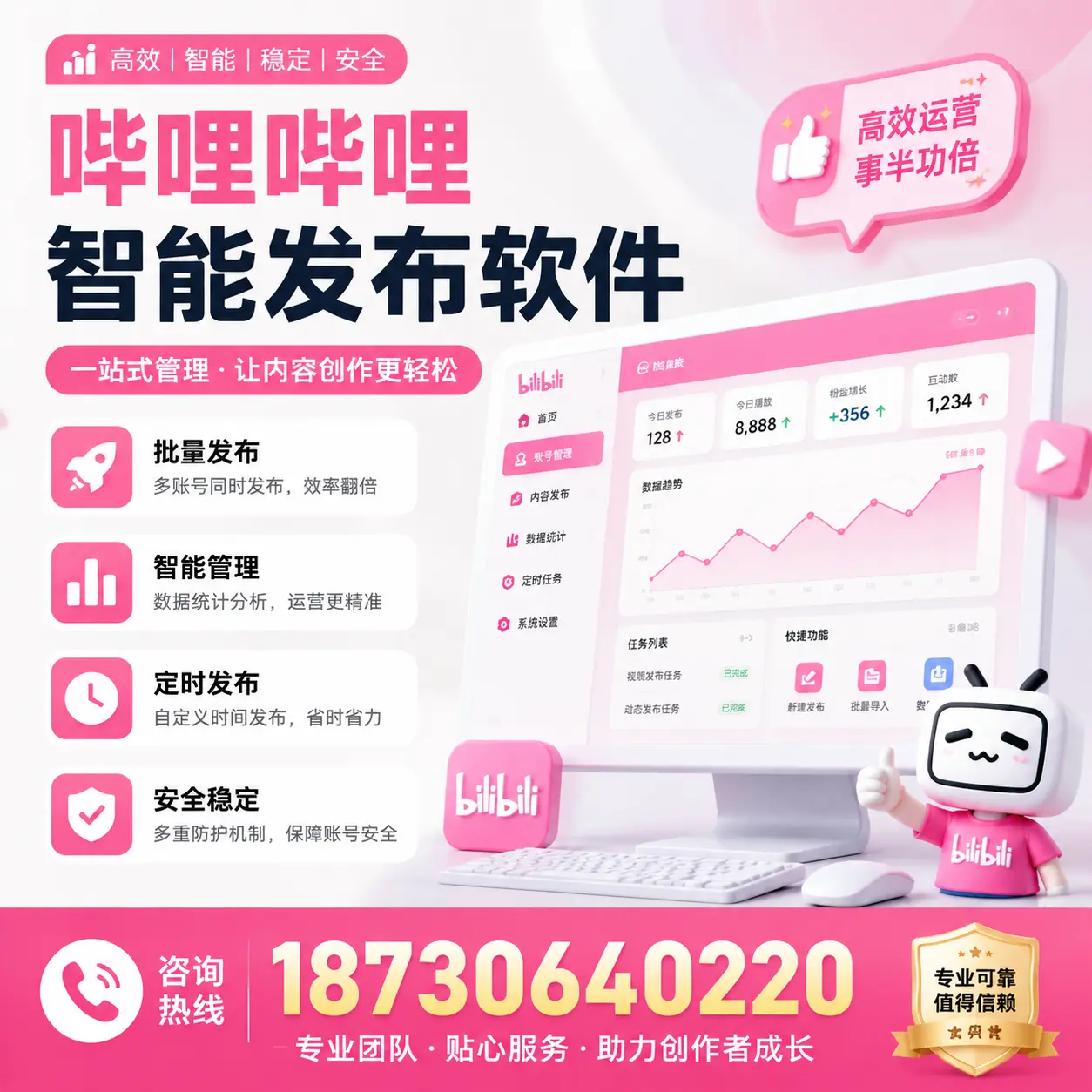 如何评估哔哩哔哩智能发布软件的ROI?随州 企业必读